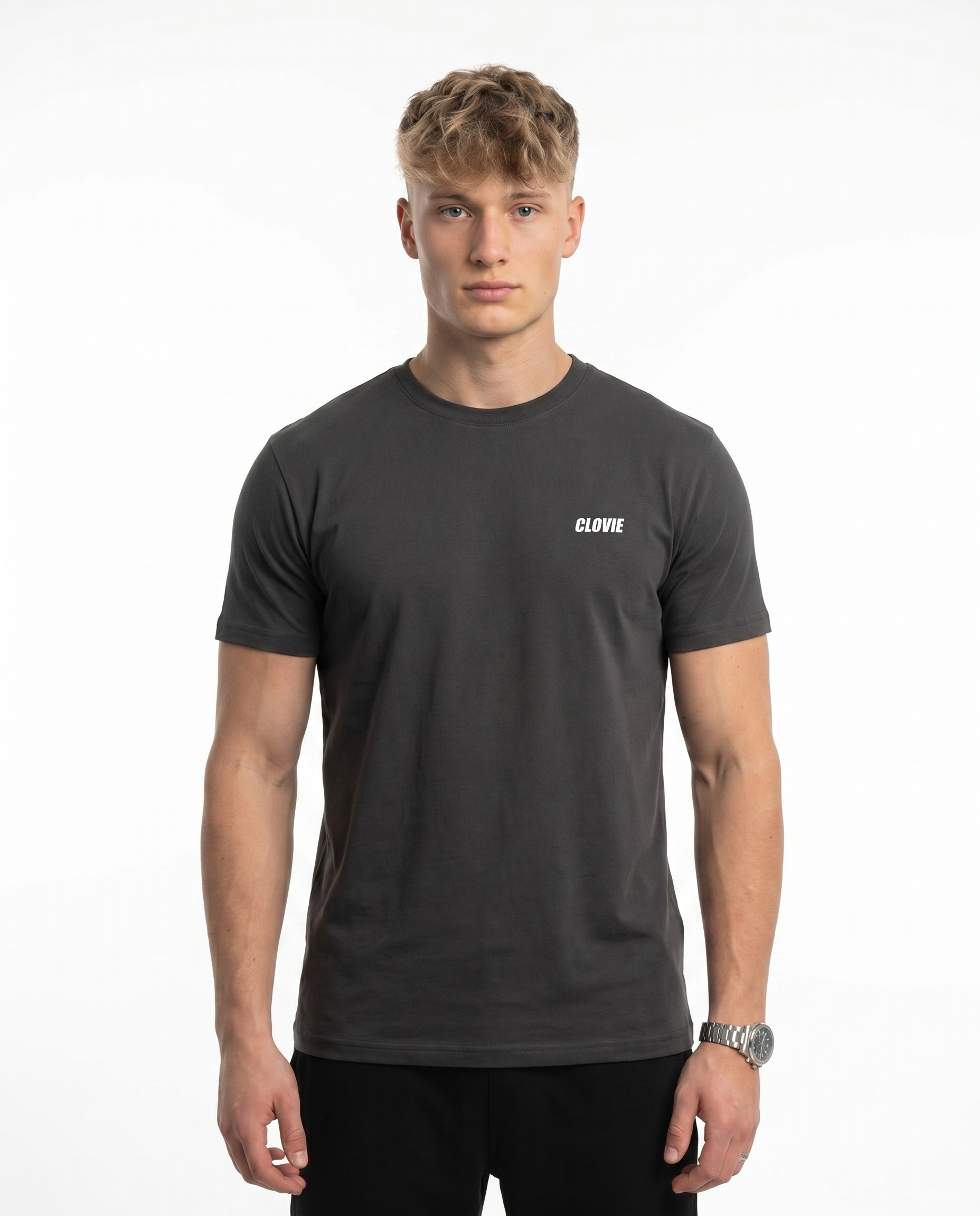 Bike life Standard Tee Anthracite Vorderansicht