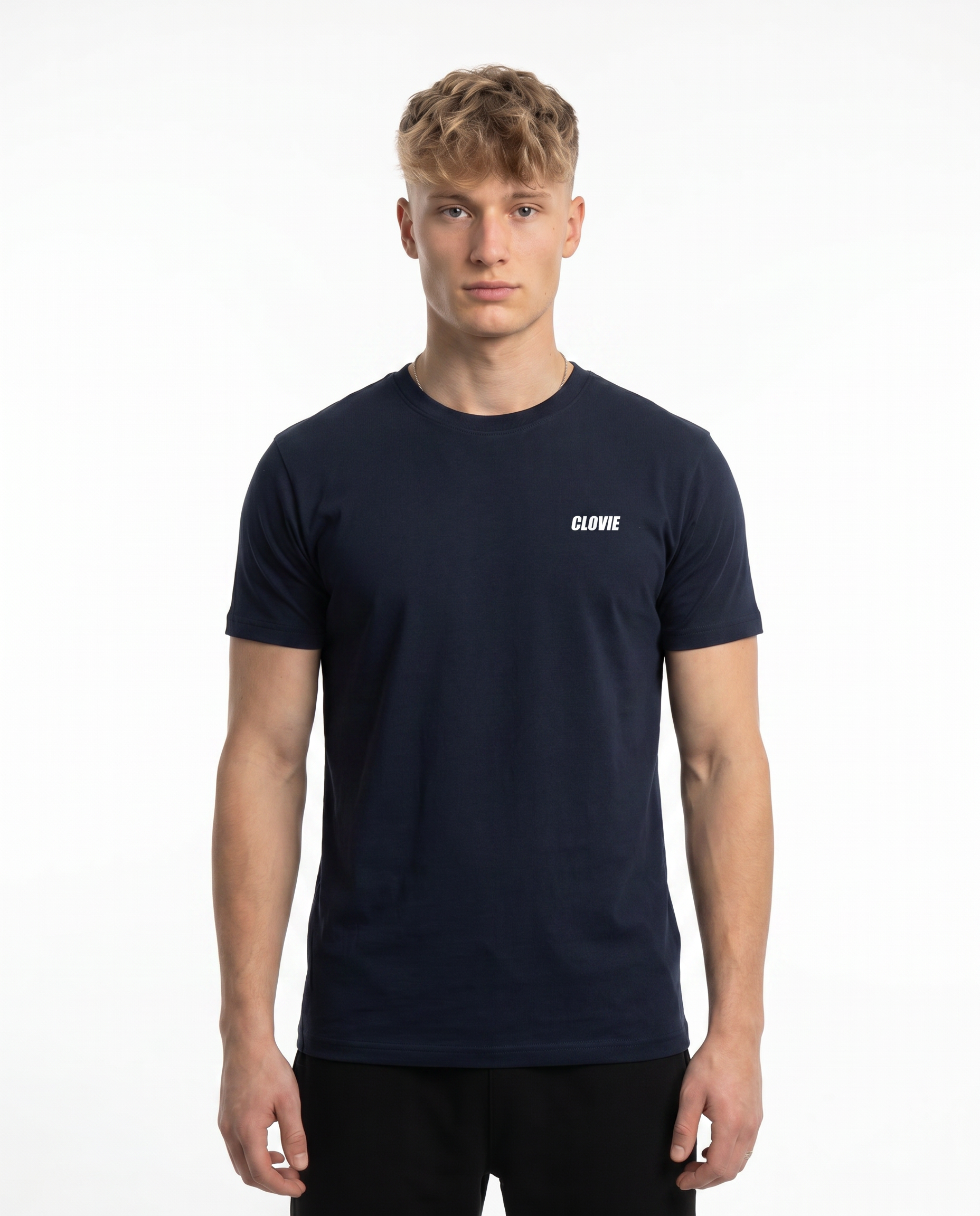 Bike life Standard Tee French Navy Vorderansicht