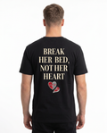 Break her bed Standard Tee Black Rueckansicht