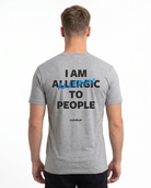I am allergic Standard Tee Sport Grey Heather Rueckansicht
