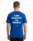 I am allergic Standard Tee Sport Royal Rueckansicht