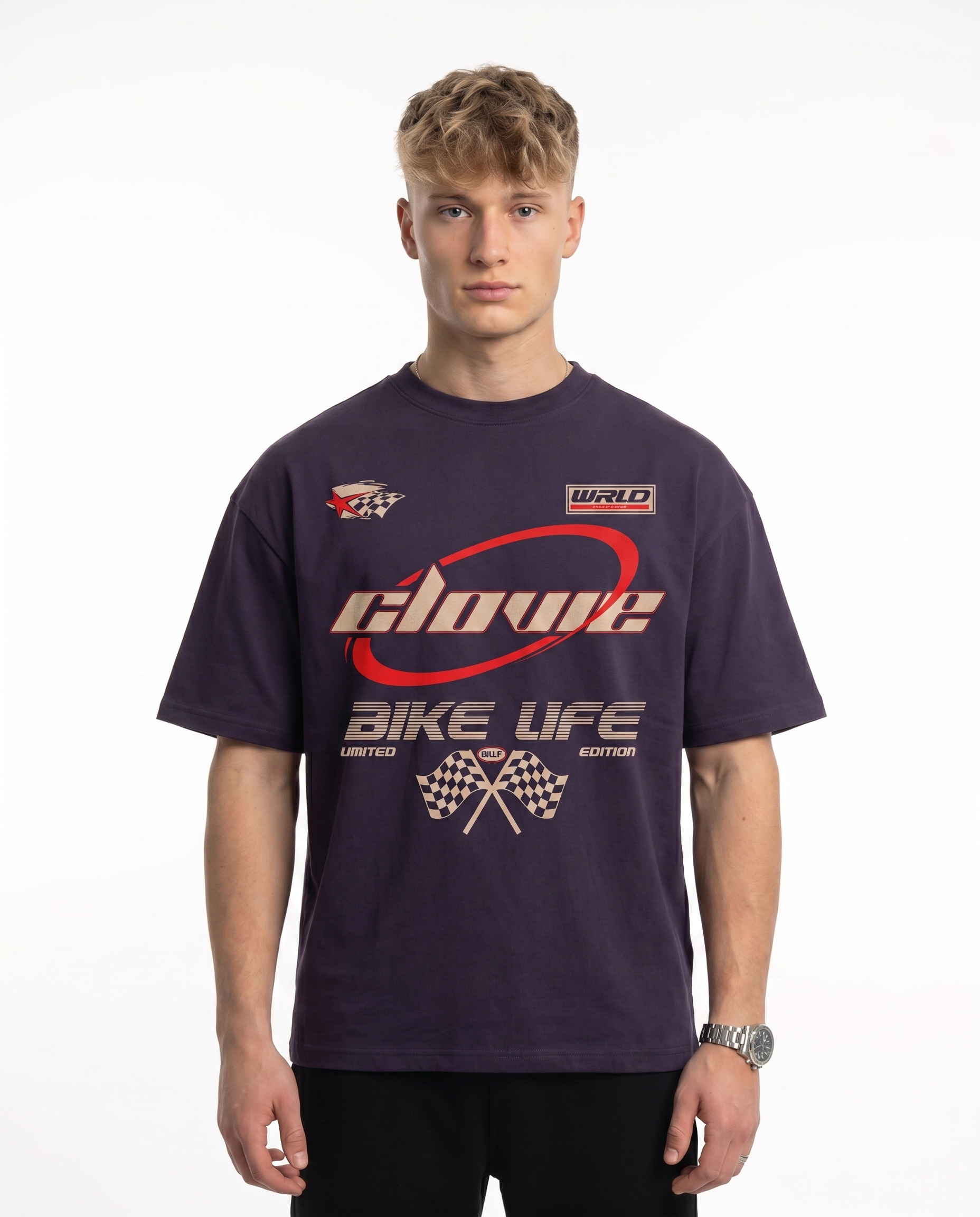 Bike life worldwide OVS Purple Night Vorderseite