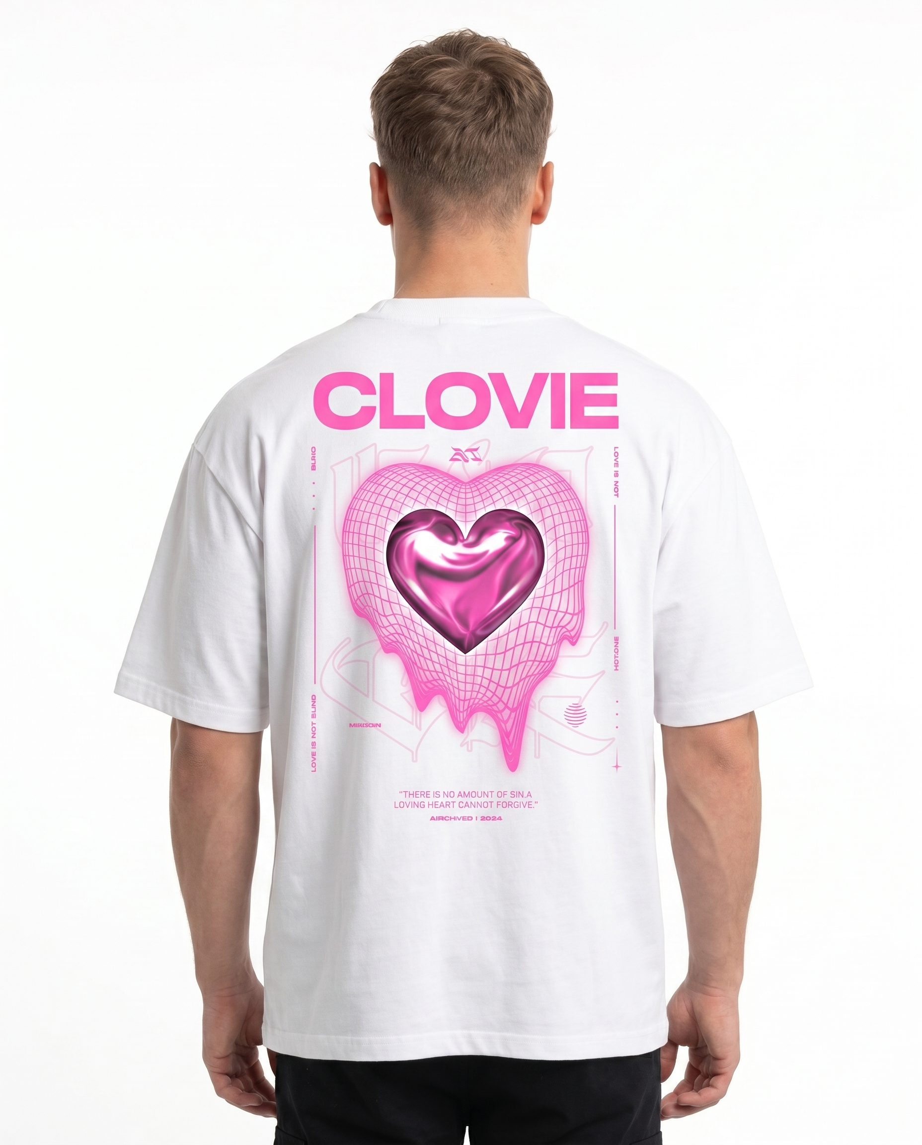Loving heart OVS White Rueckseite