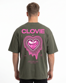 Loving heart OVS Khaki Rueckseite