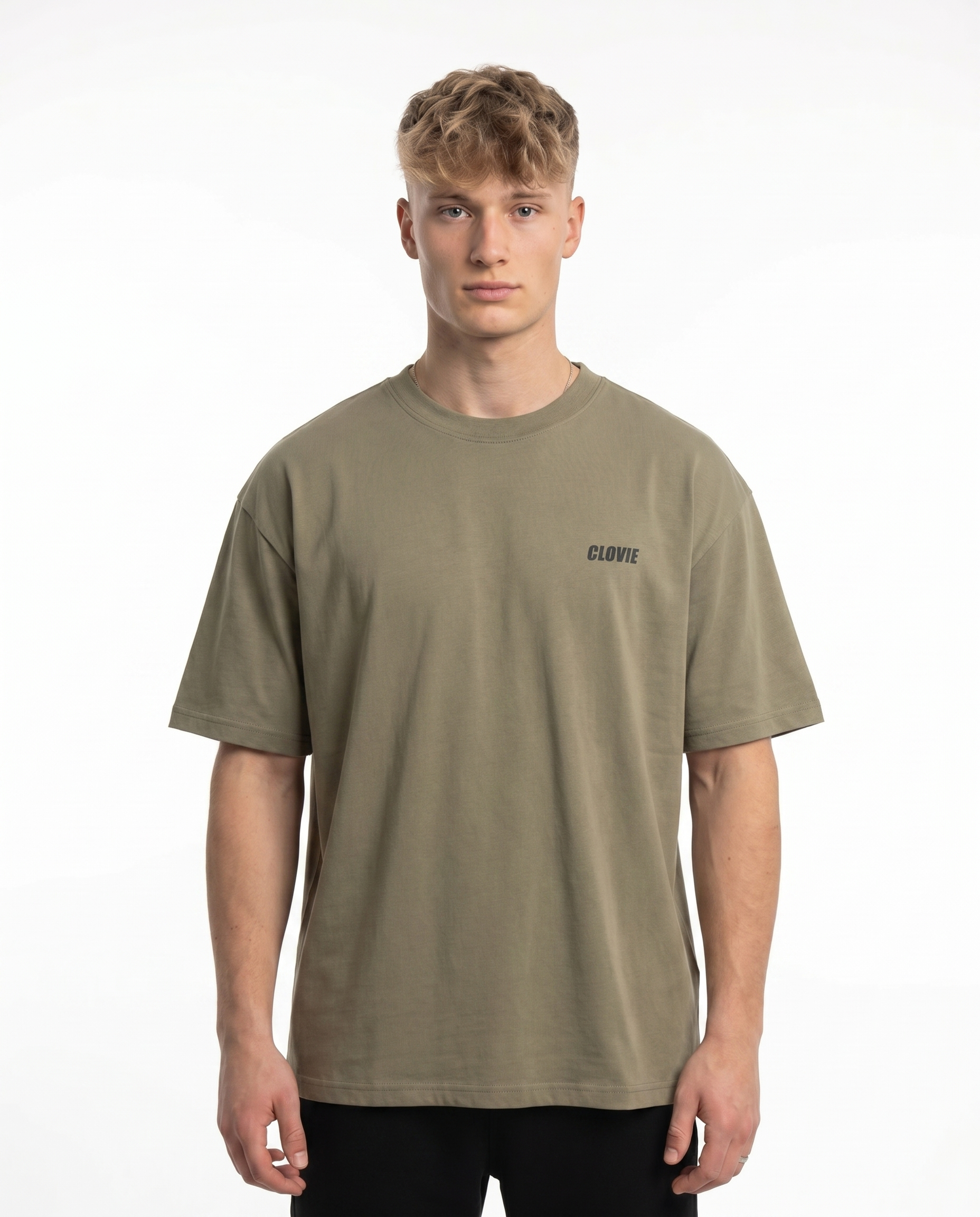 Call me when you need me OVS Khaki Vorderseite