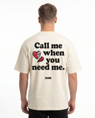 Call me when you need me OVS Natural Raw Rueckseite
