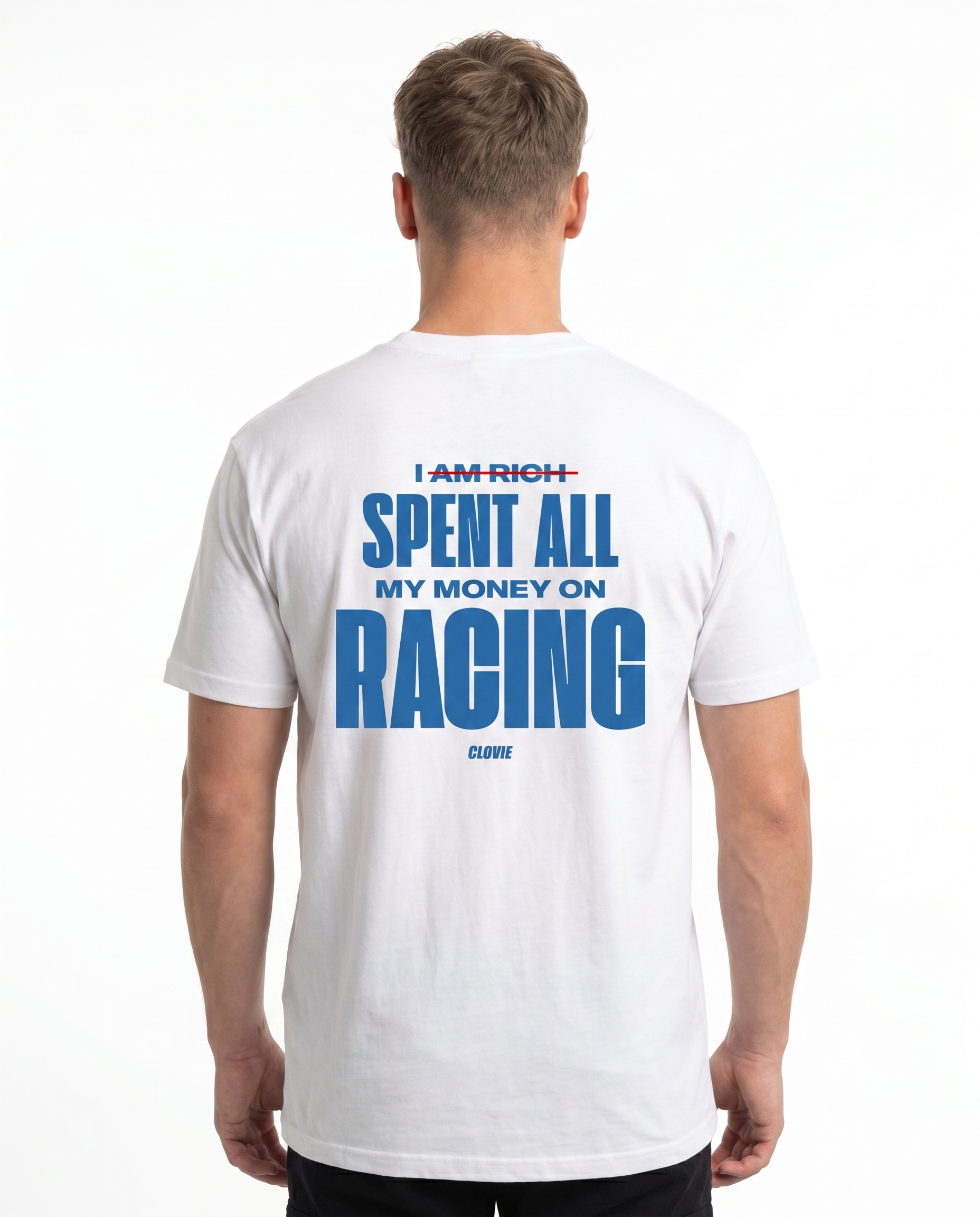 racing back white
