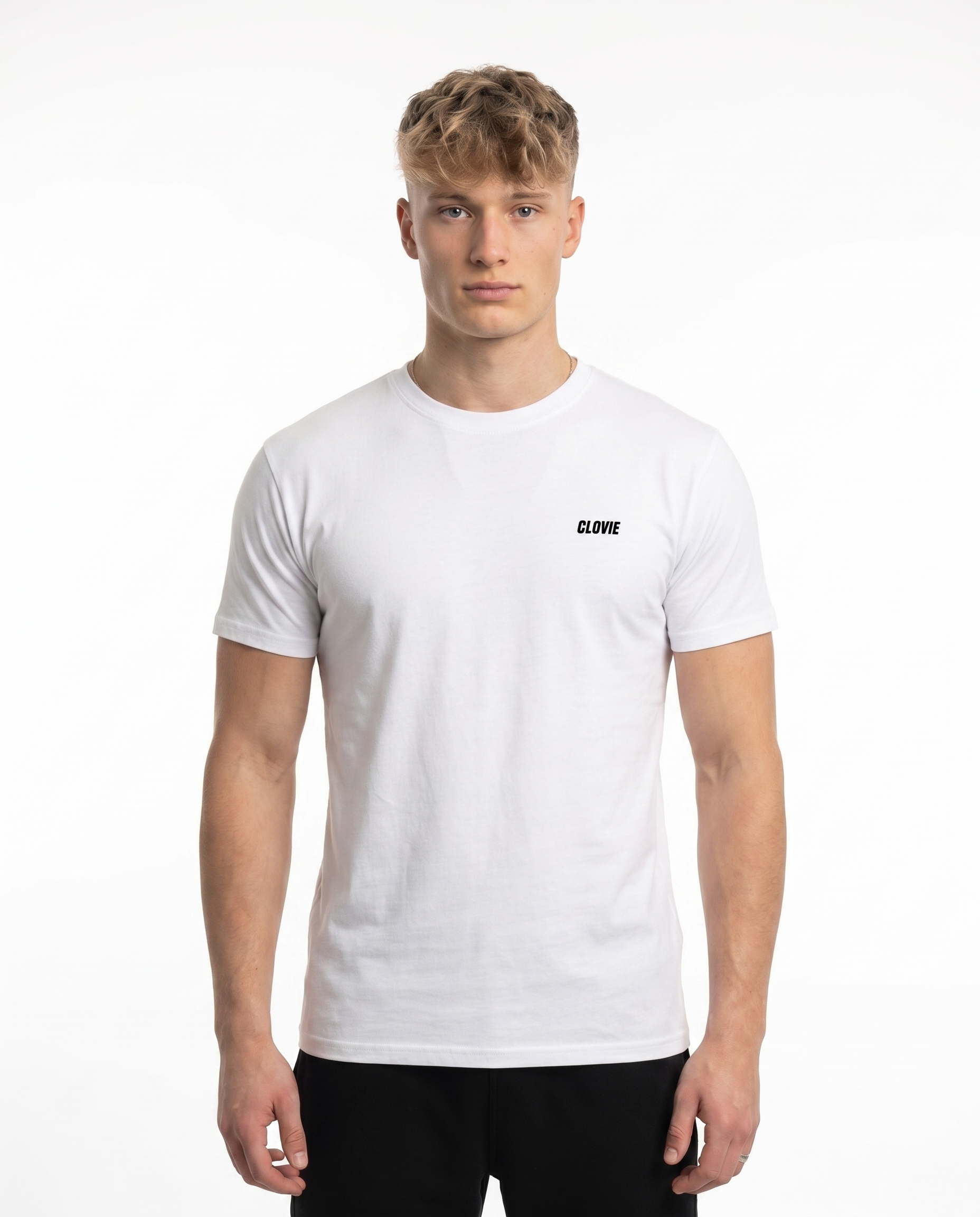 Stop existing and start living Standard Tee White Vorderansicht