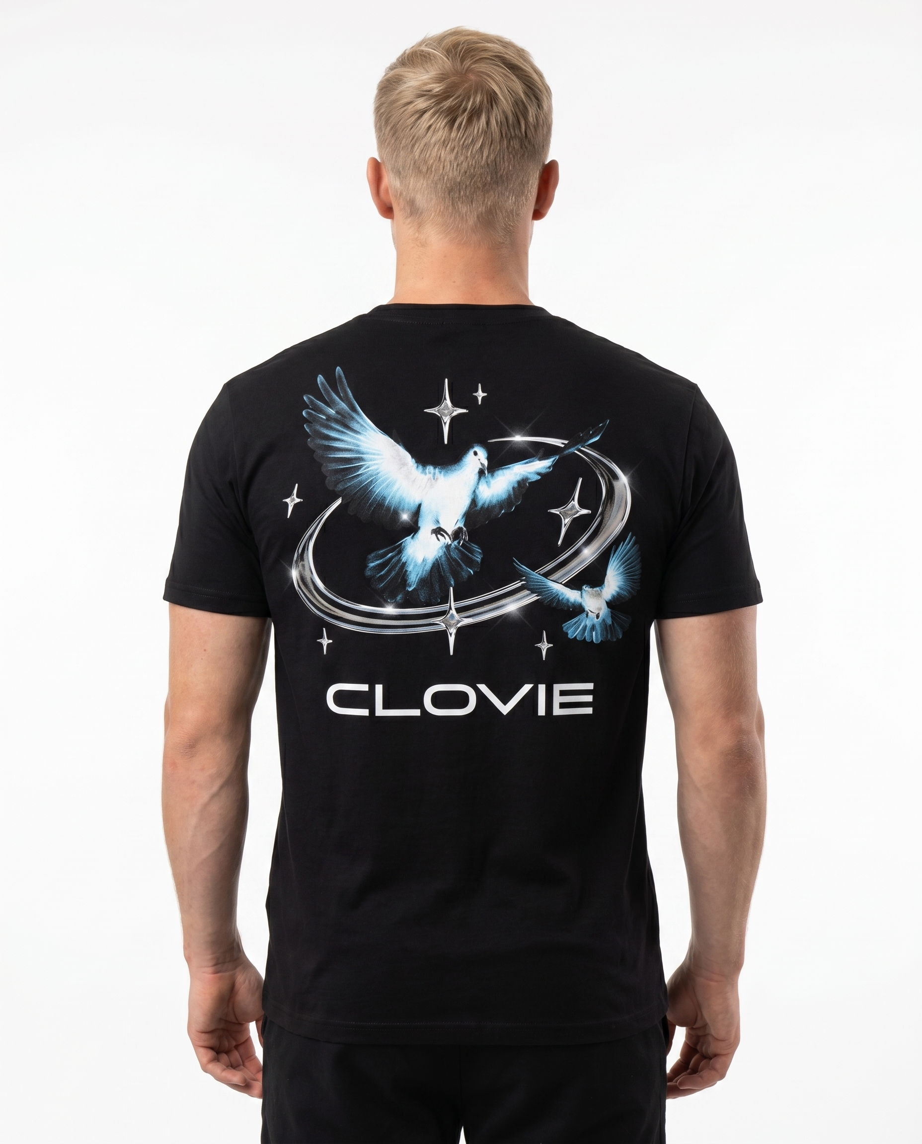 Bird universum Standard Tee Black Rueckansicht