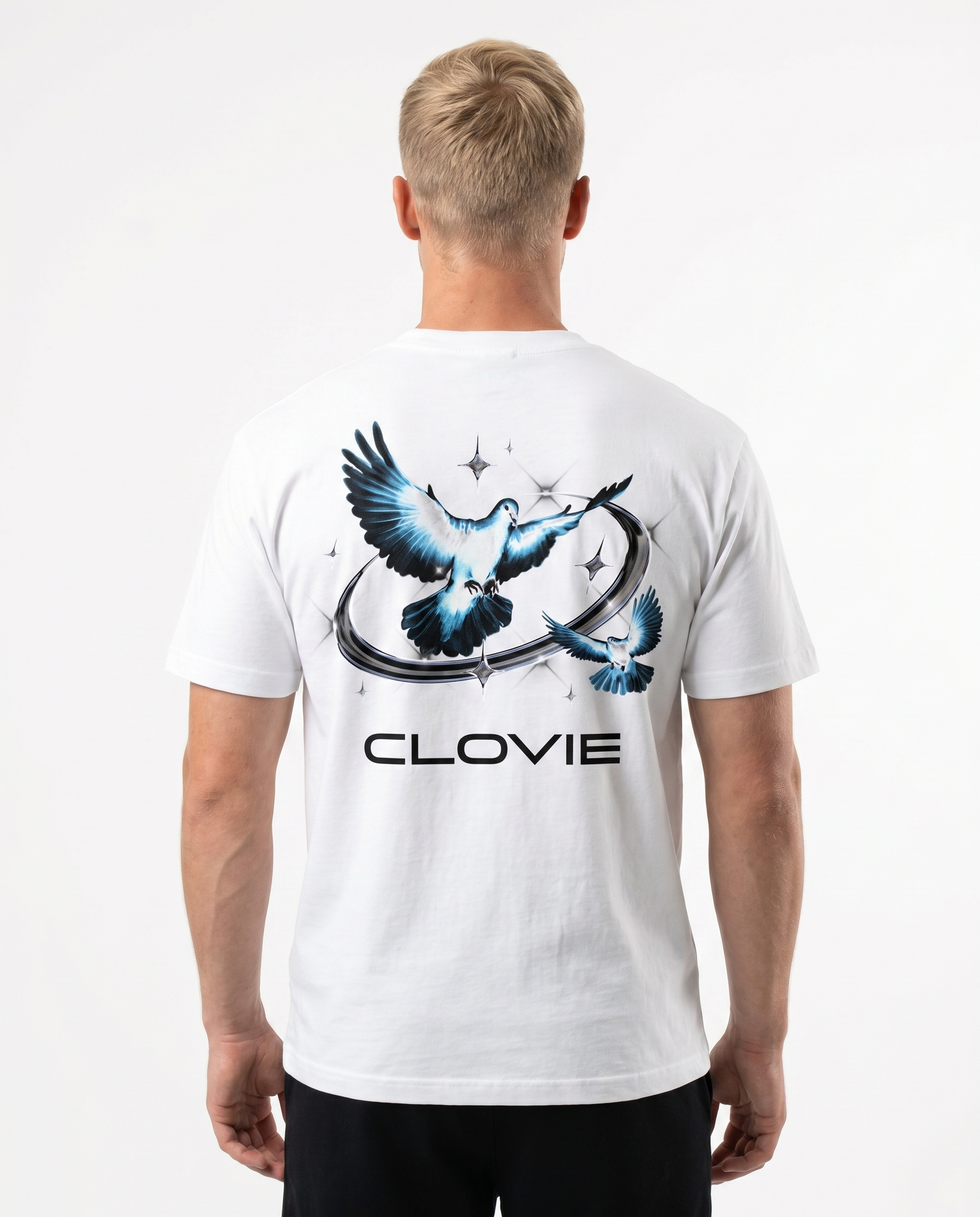 Bird universum Standard Tee White Rueckansicht