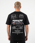 Porsche 911 GT3 RS Standard Tee Black Rueckansicht