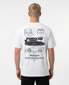 Porsche 911 GT3 RS Standard Tee White Rueckansicht