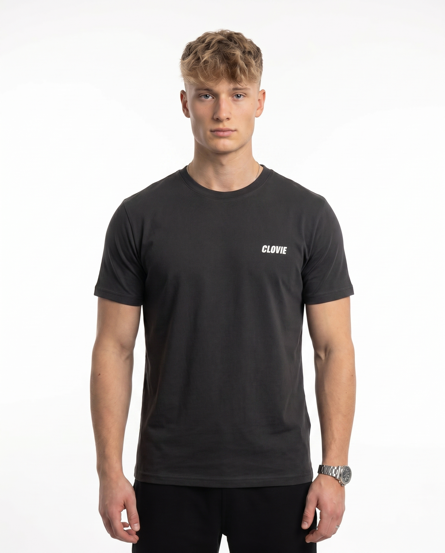 Porsche 911 GT3 RS Standard Tee India Ink Grey Vorderansicht