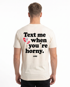 Text me Standard Tee Vintage White Rueckansicht