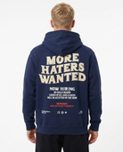More haters wanted Hoodie New French Navy Rueckansicht