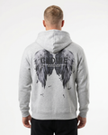 Angel wings Hoodie Heather Grey Rueckansicht
