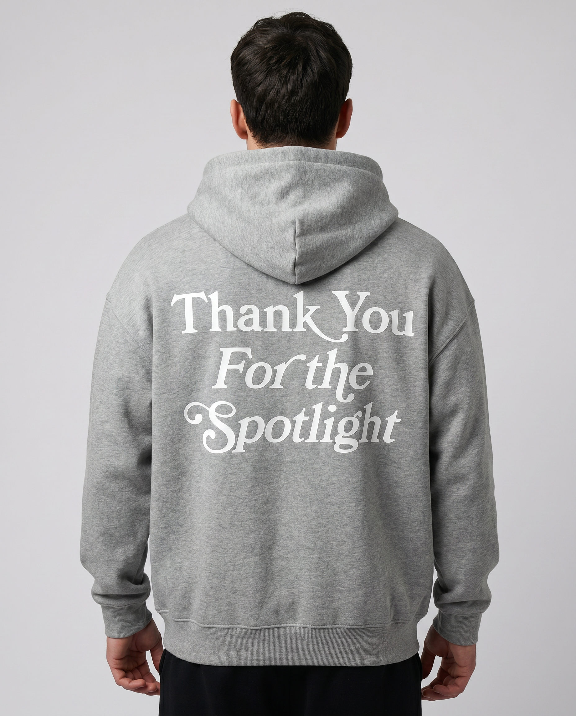 Spotlight Hoodie Light Asphalt Back
