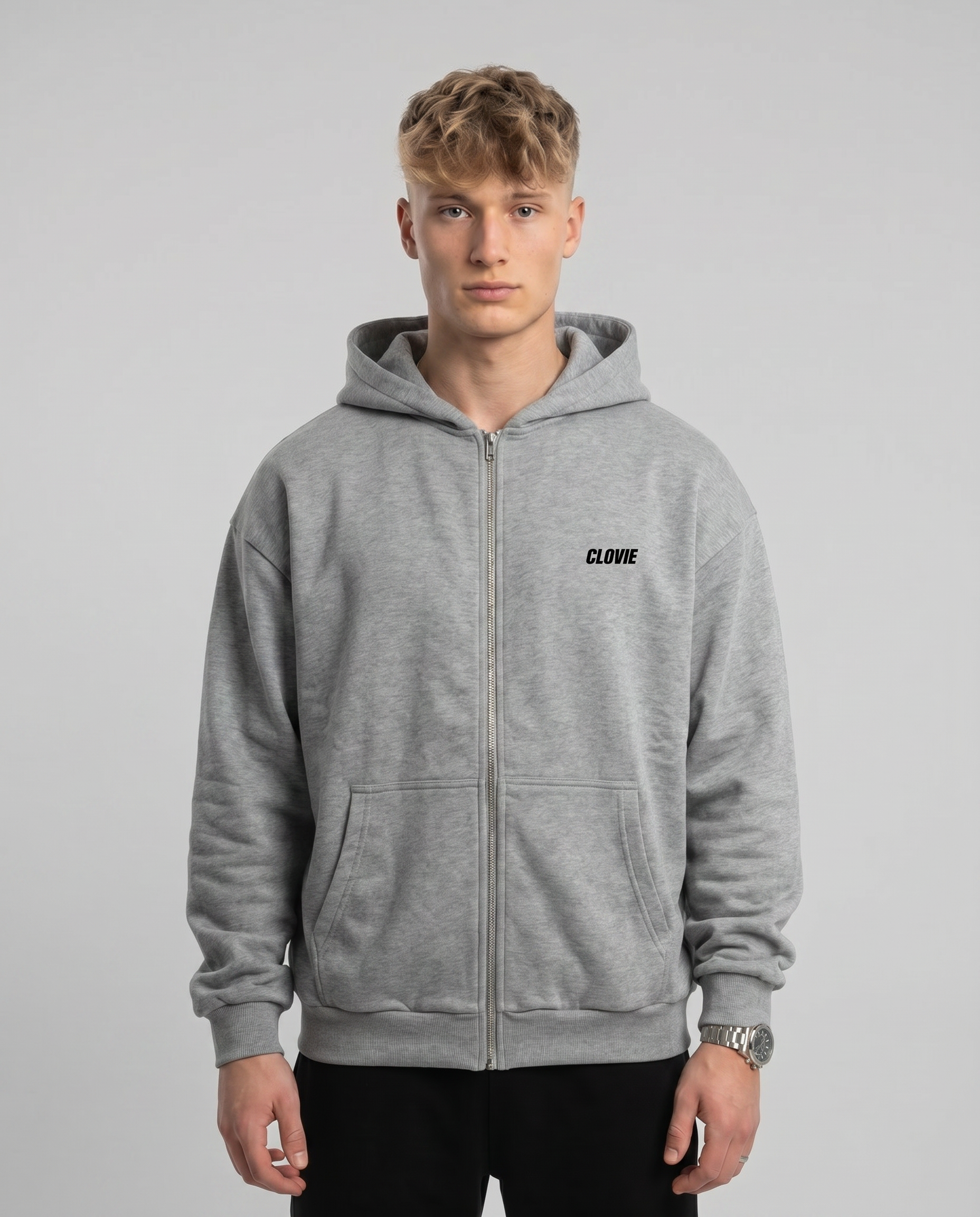 Spotlight Zip Light Asphalt Front