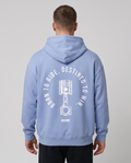 Born to ride Zip Powder Blue Back