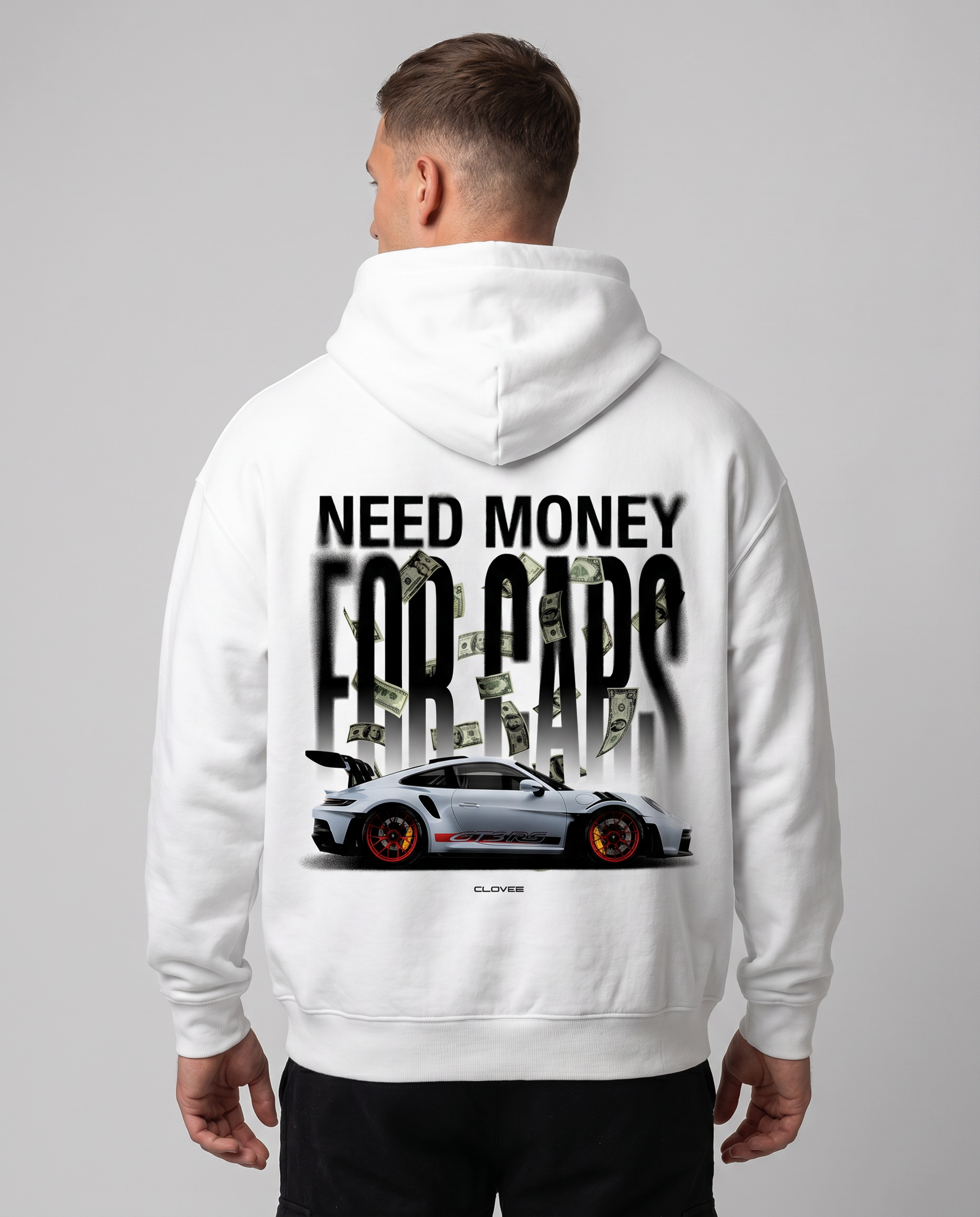 Need money for cars White Back
