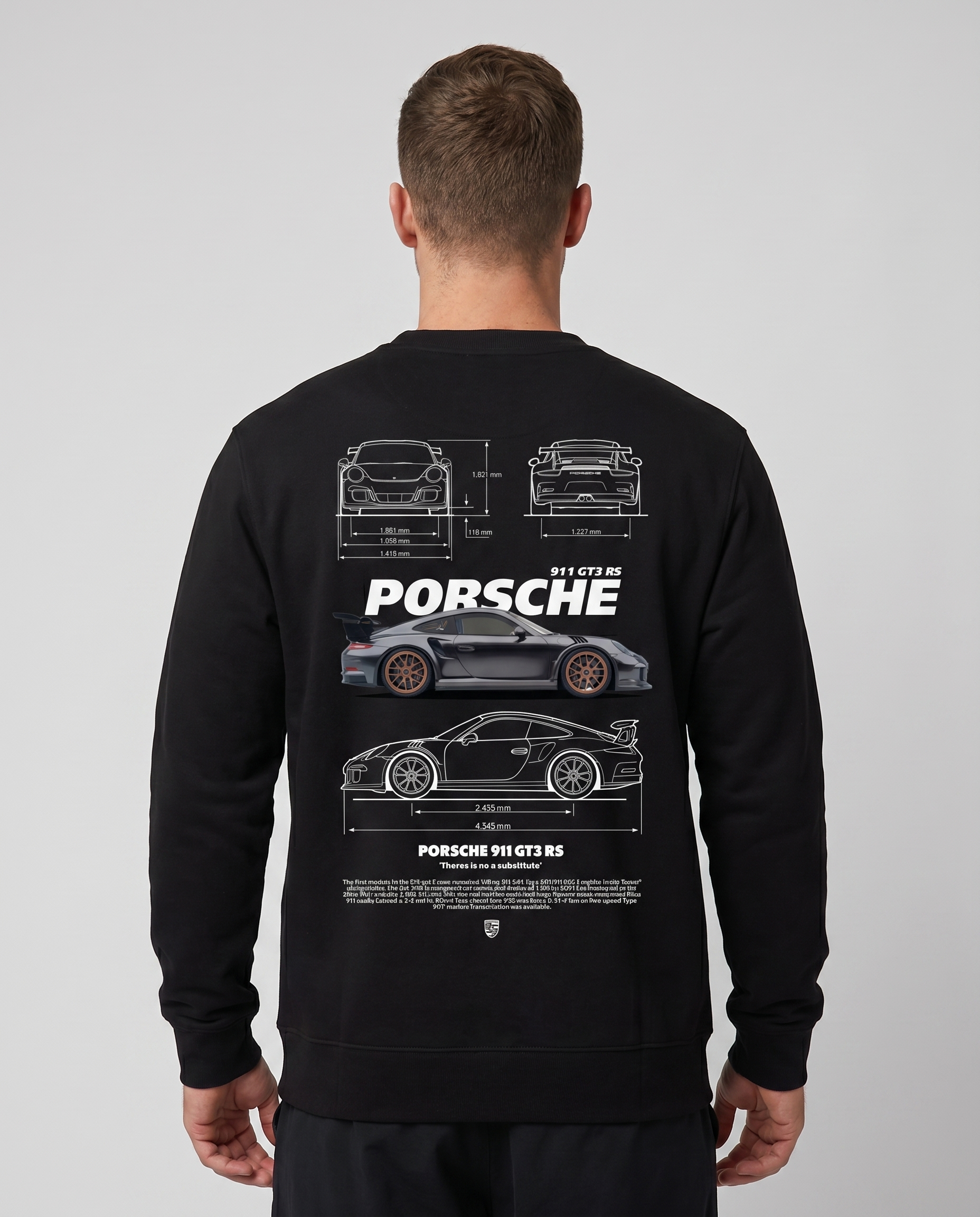 Porsche GT3 RS Sweater Black Back