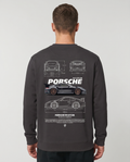 Porsche GT3 RS Sweater Asphalt Back