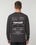 Porsche GT3 RS Sweater Asphalt Back