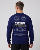 Porsche GT3 RS Sweater Navy Back