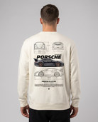 Porsche GT3 RS Sweater Off White Back
