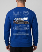 Porsche GT3 RS Sweater Royal Back