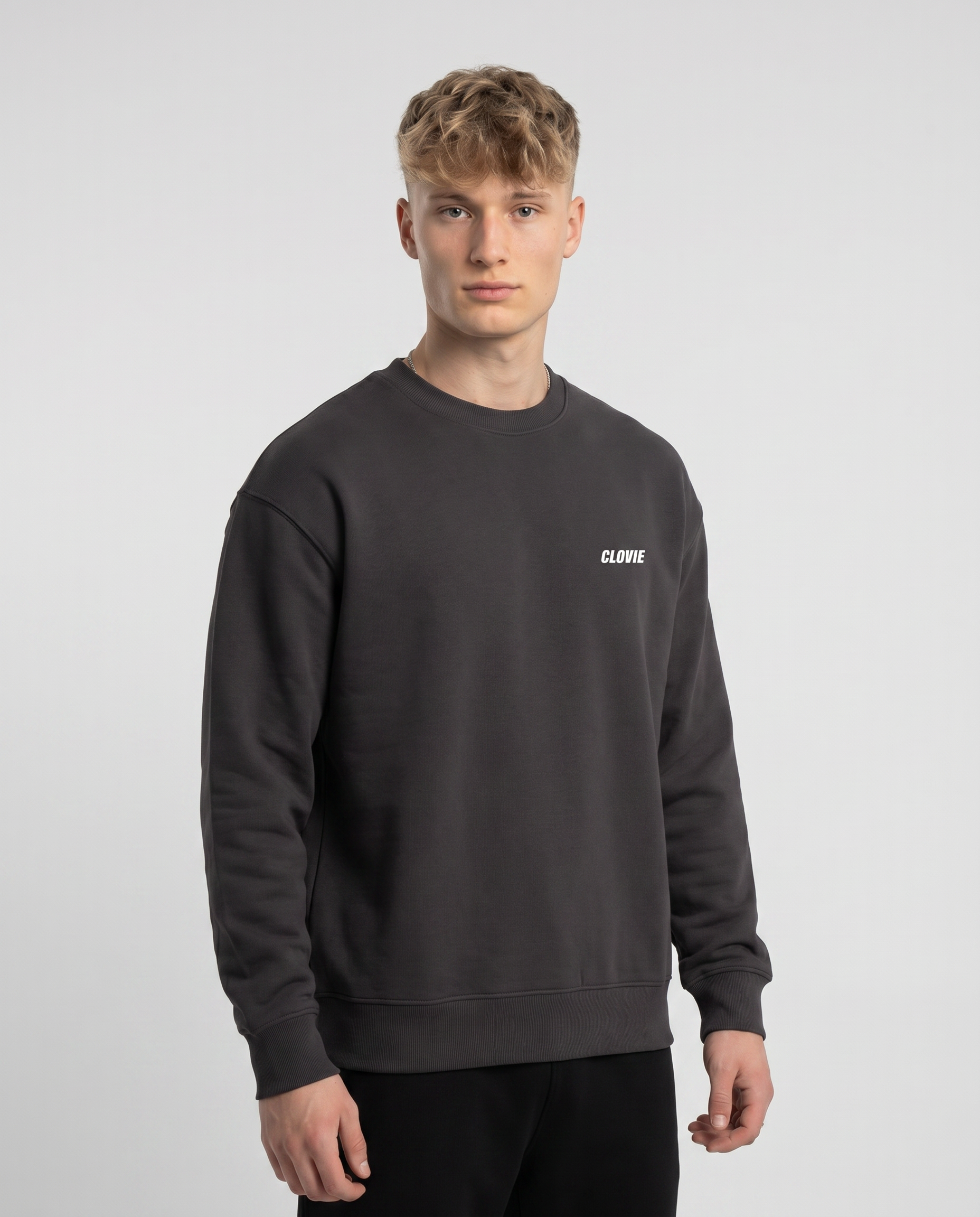 Die for you Sweater Asphalt Front
