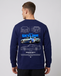 Nissan R34 Sweater Navy Back