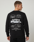 Toyota Supra Sweater Black Back