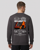 McLaren P1 Sweater Asphalt Back