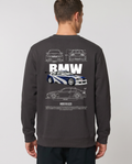 BMW M3 GTR Sweater Asphalt Back