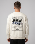 BMW M3 GTR Sweater Off White Back
