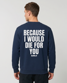 Die for you Sweater Navy Back