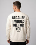 Die for you Sweater Off White Back