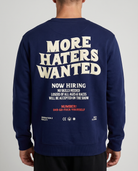 More haters Sweater Navy Back