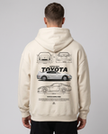 Nissan Skyline R34 OVS Zip White Sand - model back print (reused twin)