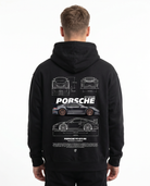 Porsche 911 GT3 RS Black - model back print