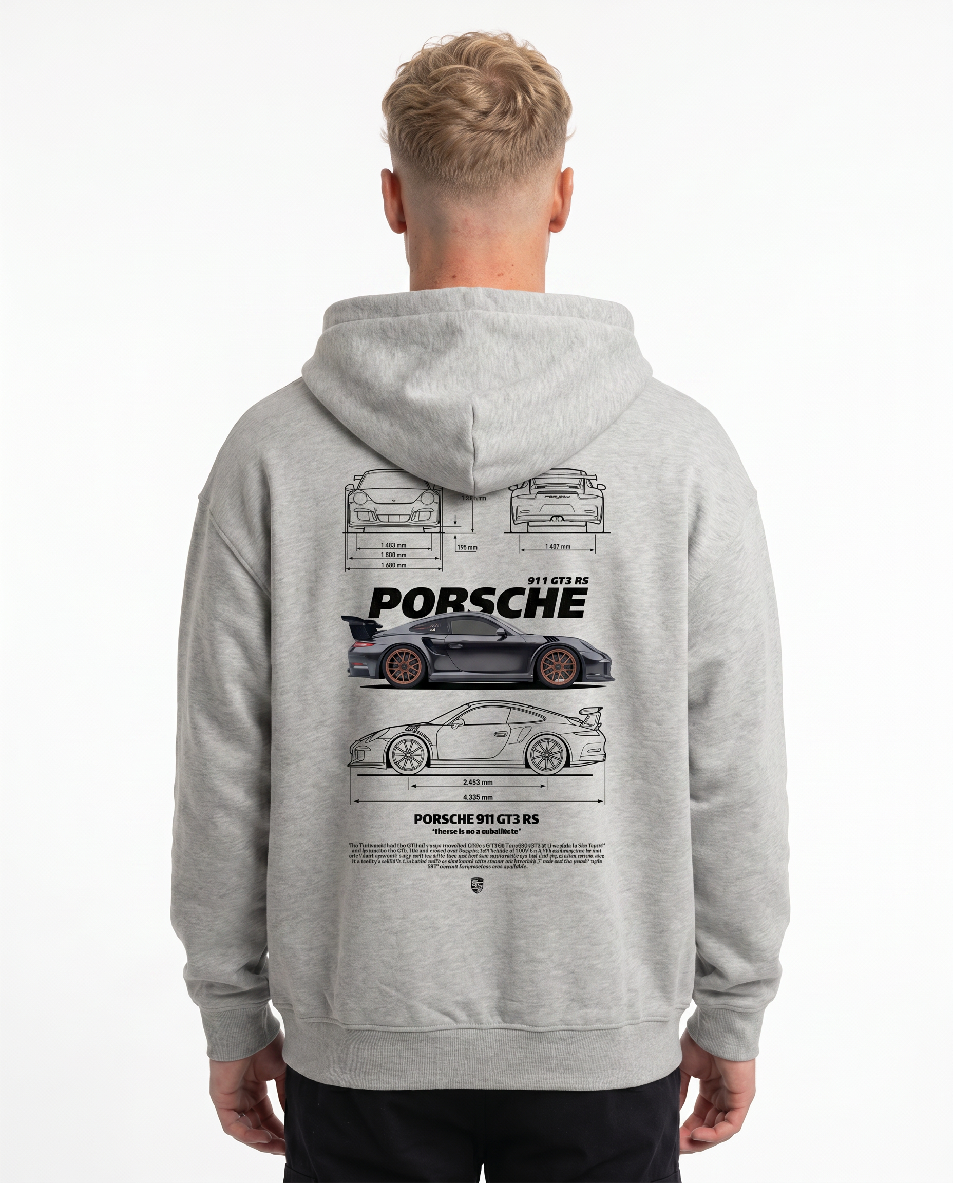 Porsche 911 GT3 RS Light Asphalt - model back print (reused from OVS Zip)