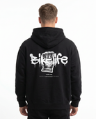 Bikelife Black - model back print