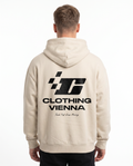 Clovie racing OVS Zip White Sand - model back print
