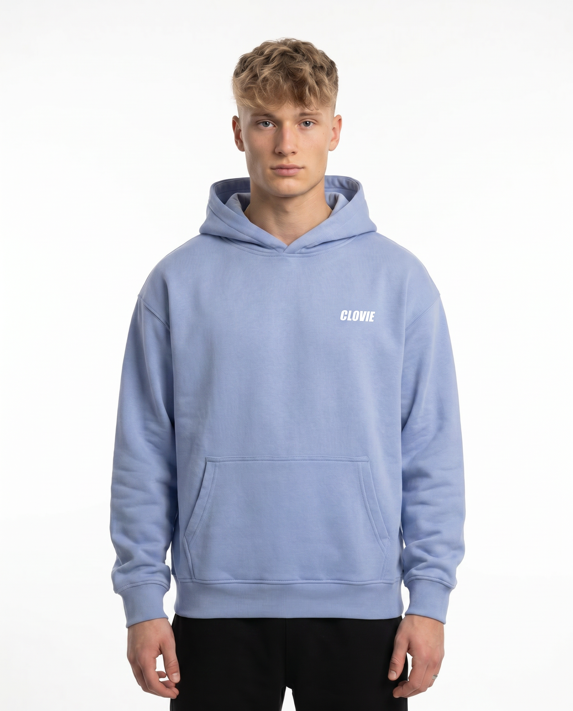 Bike culture Powder Blue - model front