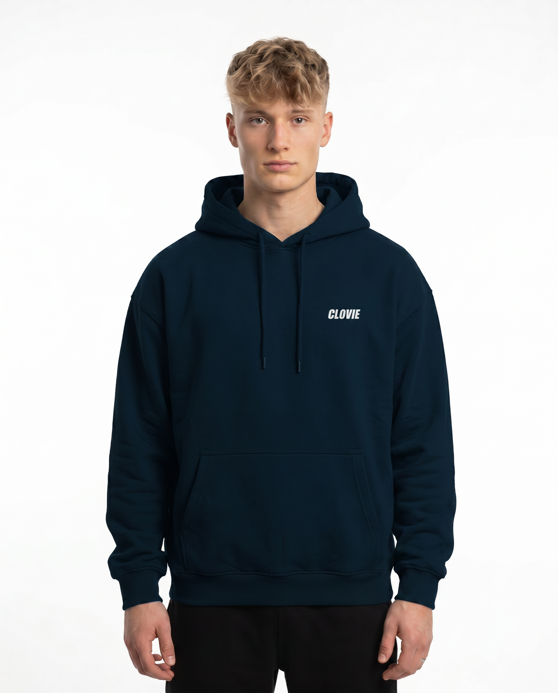 Call my lawyer Hoodie New French Navy - model front