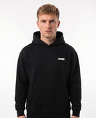 Born to ride OVS Hoodie Black - model front (no cord)