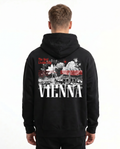Vienna OVS Hoodie Black - model back print (edit-ref, fabric-integrated)