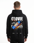 Nitrous oxide OVS Zip Schwarz - model back print