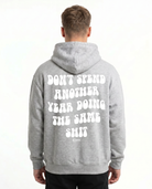 Doing the same shit OVS Zip Heather Grey - model back print (H.A male v2)